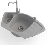 NERO Compact Sarok Gránit Mosogató Szett - 90cm - pepita - 66 600 Ft