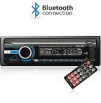 Carguard Autóba MP3 lejátszó (Bluetooth-, FM tuner, SD, MMC, USB olvasó) (LEO-1271)