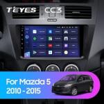  Autó navigáció Teyes CC3 2K Mazda 5 III 2010-2015 6+128GB 9.5" QLED Octa-core 2Ghz, Android 4G Bluetooth 5.1 DSP