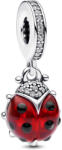 Pandora Moments Piros katicabogár függő Ezüst Charm - 792571C01 (792571C01)