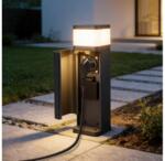 Brilagi -Kültéri lámpa 2 db SCHUKO aljzattal PILLAR 1xG9/11W/230V IP44 antracit BRI808 (BG4749)