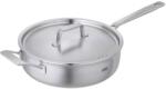 KUHN RIKON Culinary Fiveply serpenyő fedővel, Ø 28 cm, 4.5 liter űrtartalom, szószos ételekhez/zöldségekhez/ragukhoz, minden hőforrással kompatibilis, sütőben is használható, maximális hőmérs