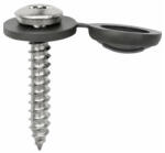 Gutmann Surub montaj pervaz Gutmann, 3.9 x 22 mm, inox, TORX, capac antracit