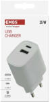 EMOS Univerzális USB töltő BASIC 15 W max. V02B15 (EMOS-V02B15)