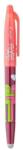 Pilot Rollerball, 0, 35 mm, levehető betűtípus, kupakkal, PILOT "Frixion Ball Friends", korallpiros