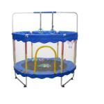 INLEA Gyerek trambulin JumpPlay 152 cm védőhálóval és kiegészítőkkel - kék (IN02-0033) - kertaktiv