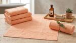 Ralex Pucioasa Prosop horeca bumbac 500 GSM Greek Border-portocaliu (RPU-105755) Prosop