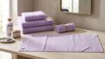 Ralex Pucioasa Prosop horeca bumbac 500 GSM Greek Border-purple dune (RPU-109634) Prosop