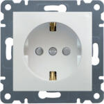 Hager Priza Schuko, protectie copii- alb (WL1060)
