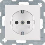 Hager Priza Schuko S. 1 B. 3 B. 7 alb polar, lucios, Hager, 47238989 (47238989)