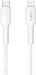 Maxlife MXUC-13 USB-C-USB-C kábel, 1, 0 m, 60W, fehér (156746)