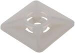 SapiSelco Set suporti cu adeziv patrat mare 27x27mm alb 100buc BAS. 2MT. 508 SapiSelco Italy (BAS.2MT.508)