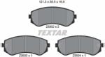 TEXTAR Fékbetét készlet TEXTAR 2350201 for NISSAN (2350201)