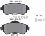 TEXTAR Fékbetét készlet TEXTAR 2522001 for CITROËN (2522001)
