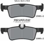 TEXTAR Fékbetét készlet TEXTAR 2596801 for PEUGEOT (2596801)