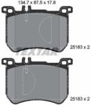 TEXTAR Fékbetét készlet TEXTAR 2518301 for MERCEDES-BENZ (2518301)
