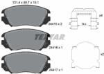 TEXTAR Fékbetét készlet TEXTAR 2441501 for CHEVROLET, OPEL, VAUXHALL, GMC, … (2441501)
