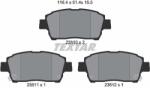TEXTAR Fékbetét készlet TEXTAR 2351002 for TOYOTA, BYD, GEELY, GLEAGLE, … (2351002)