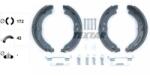 TEXTAR fékpofakészlet, rögzítőfék TEXTAR 91066700 for CITROËN, FIAT, PEUGEOT (91066700)