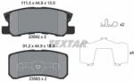 TEXTAR Fékbetét készlet TEXTAR 2358202 for MITSUBISHI, CITROËN, DODGE, CHRYSLER, … (2358202)