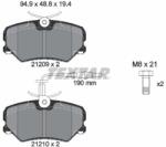 TEXTAR Fékbetét készlet TEXTAR 2120909 for PEUGEOT, CITROËN (2120909)