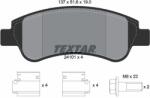 TEXTAR Fékbetét készlet TEXTAR 2410101 for CITROËN, PEUGEOT (2410101)