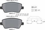 TEXTAR Fékbetét készlet TEXTAR 2397302 for SUZUKI, OPEL, VAUXHALL, GENERAL MOTORS (2397302)