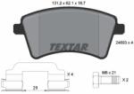 TEXTAR Fékbetét készlet TEXTAR 2469301 for RENAULT, MERCEDES-BENZ (2469301)