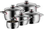 WMF Edénykészlet fedővel Quality One 9 el. 1.7/2/3.3/4/6.8L indukciós (0774056380)