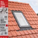 VELUX Fereastra VELUX 66X118 GLL 1064 + Rama EDW 2000 (VELUX GLL FK06 1064 + EDW 2000)