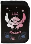 PASO Penar copii cu un compartiment, fără rechizite, pliabil , model Little Stitch negru - Paso Penar