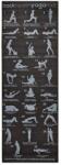 Sportmann Saltea yoga antiderapanta Yogi Plan F27B, 173x61x0, 6 cm, neagra (F27B)