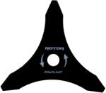 ROTOR Disc motocoasa stea 3T ROTOR 255x25, 4x1, 6 mm pentru vegetatie densa (17707)