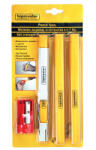 Top Master Pro Set creioane pentru tamplarie cu ascutitoare si suport, 7 piese TMP (549938)