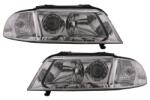 KITT Lightning Faruri crom Audi A4 B5 Facelift 1999-2000, set stanga-dreapta (HLAUA4B5FLC)