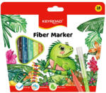 Keyroad Rostirón, filctoll készlet 2 mm 18 db/bliszter Keyroad vegyes színek (KR973171) - iroszer24