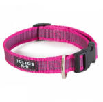 Julius-K9 JULIUS-K9 Color & Gray, zgardă ajustabilă cu mâner câini, nylon, 25mm x 39-45cm, roz