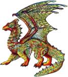 Eureka - Puzzle Puzzle colorat - dragon din lemn - 100 piese Puzzle