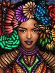 NORIMPEX - Puzzle Tablou Diamant: Femeie africană 30x40cm - 1 - 39 piese