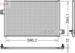 DENSO Condensator, climatizare DENSO DCN17036 (DCN17036) - automobilus