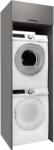 Mobikon Dulap deasupra masinii de spalat si uscator DTD laminat gri grafit Jergi 67, 5x67x210 cm (0000399084)