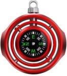 Flippy Fidget Spinner Busola Palm, Flippy, Tip Giroscop Rotativ, Model Pandativ Breloc, Antistress, Aliaj Zinc, 48x42x12 mm, 21 gr, Rosu (TEO-167125)