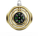 Flippy Fidget Spinner Busola Palm, Flippy, Tip Giroscop Rotativ, Model Pandativ Breloc, Antistress, Aliaj Zinc, 48x42x12 mm, 21 gr, Auriu (TEO-167127)