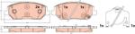 TRW Set placute frana TRW GDB2577 (GDB2577)