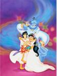 Media MÉDIA öntapadós és mosható fali tapéta, Dzsinn és Aladdin, 135 x 225 cm (FOTOTAP504)