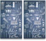 Zeller 2 db üveg vágódeszka készlet - LOVELY KITCHEN modell (26308)