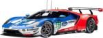 AUTOart Model de colecție AUTOart Modern: Mașini - Ford GT GTE Pro #67 Derani/Priaulx/Tincknel Le Mans 2017 (81710)