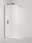 SAT Walk-in zuhanyparaván 90 cm szálcsiszolt rose gold SATBWI90PRRG (SATBWI90PRRG)