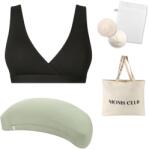  Moniel starterpack a kényelmes szoptatáshoz All black & Olive XXL méret