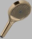 Hansgrohe Para de dus mobila, rotunda, 3 Jet, cu EcoSmart+, bronz periat (Brushed Bronze), Axor ShowerSolutions 39774140 39774140 (39774140)